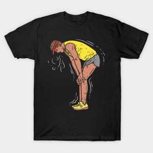 Runner Jogging - Out of breath - Funny Running T-Shirt